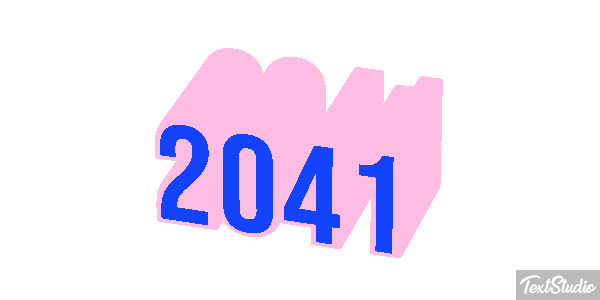 2041 Metin efekti