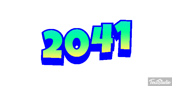 2041 Metin efekti