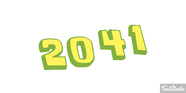 2041 Metin efekti