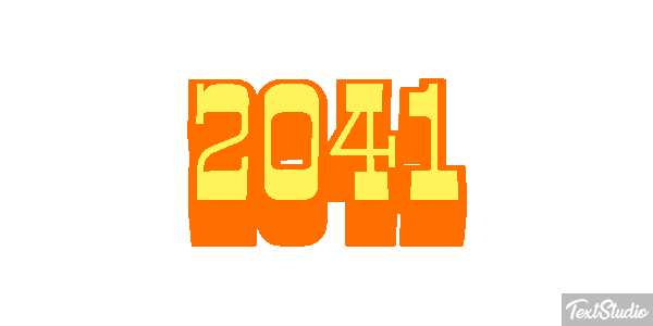2041 Metin efekti