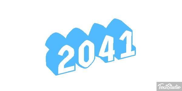 2041 Metin efekti