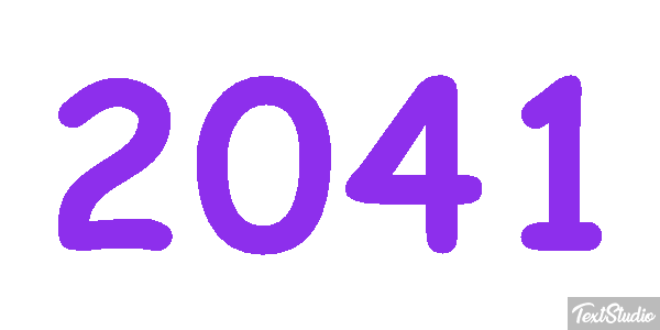 2041 Metin efekti