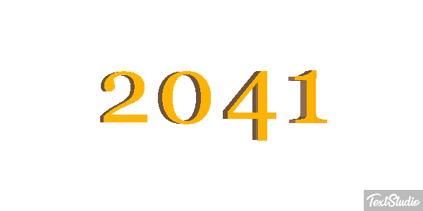 2041 Metin efekti