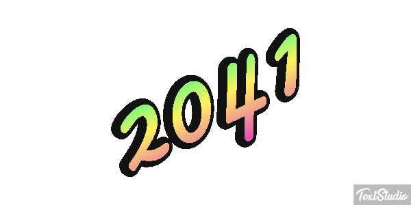 2041 Metin efekti