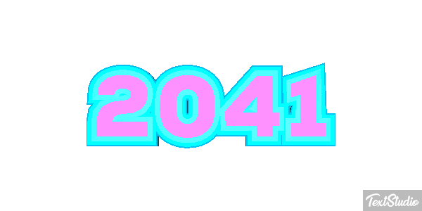 2041 Metin efekti