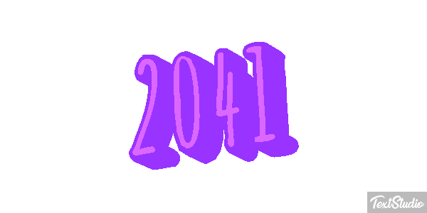 2041 Metin efekti