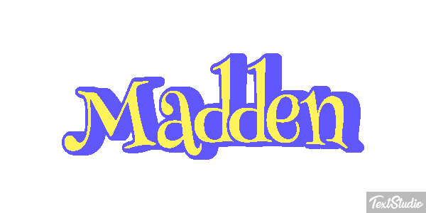 Madden Efecto de texto