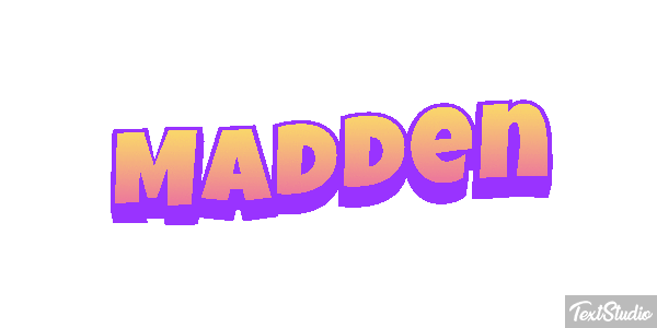 Madden Efecto de texto