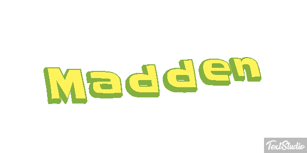 Madden Efecto de texto