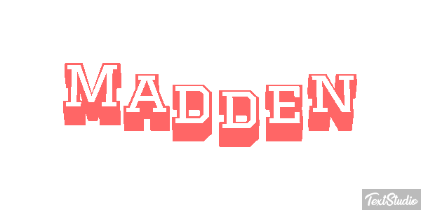 Madden Efecto de texto