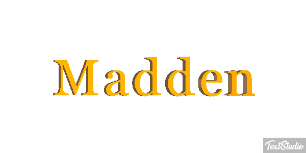 Madden Efecto de texto