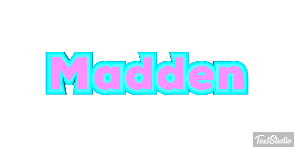 Madden Efecto de texto