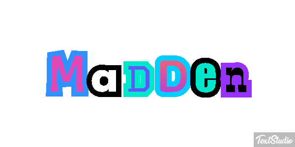 Madden Efecto de texto