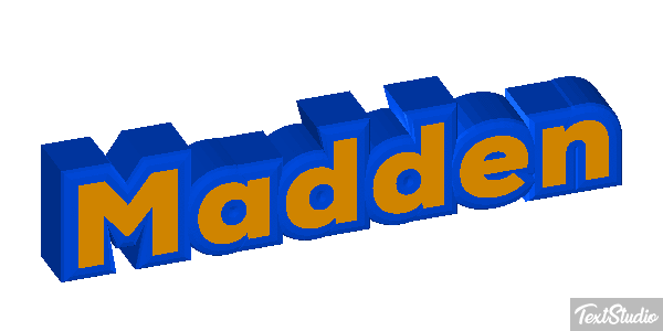 Madden Efecto de texto