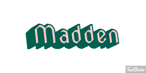 Madden Efecto de texto
