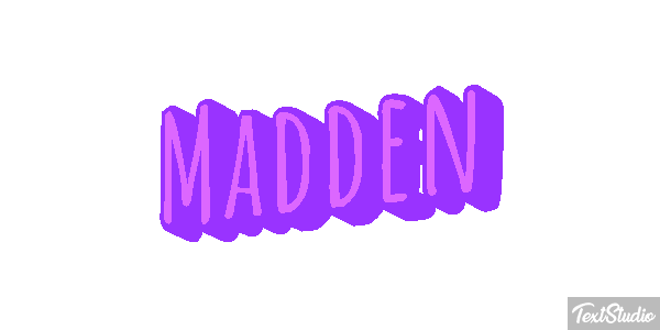 Madden Efecto de texto