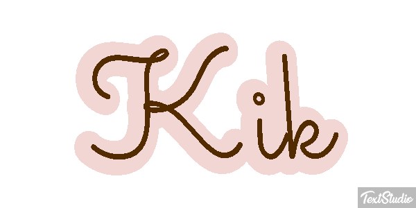 Kik Effet de texte