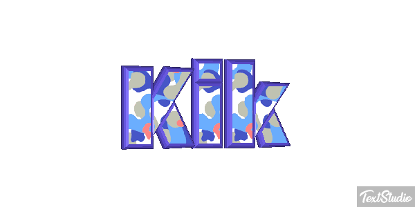 Kik Effet de texte