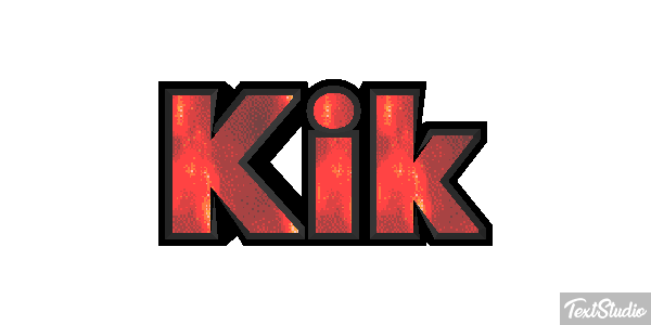Kik Effet de texte
