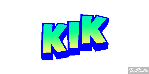 Kik Effet de texte