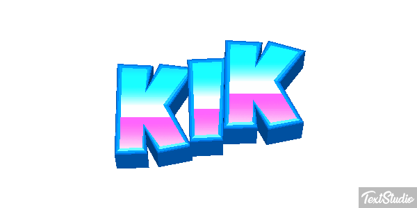 Kik Effet de texte