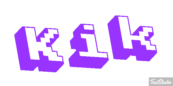 Kik Effet de texte