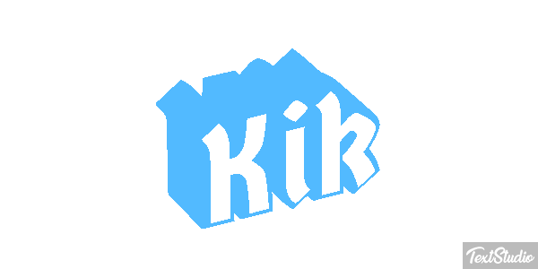 Kik Effet de texte