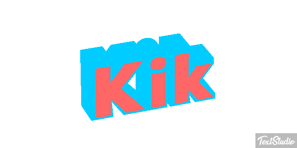Kik Effet de texte