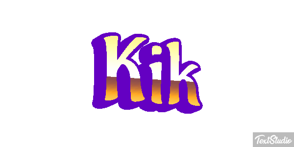 Kik Effet de texte