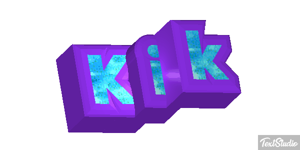 Kik Effet de texte
