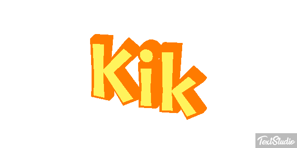 Kik Effet de texte