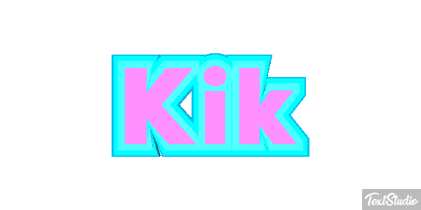 Kik Effet de texte