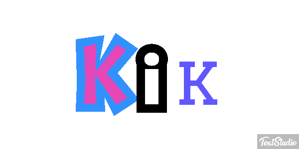 Kik Effet de texte