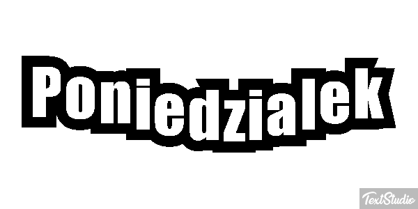 Poniedziałek Effetto testo