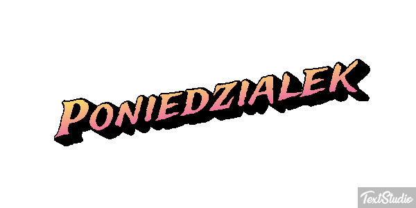 Poniedziałek Effetto testo