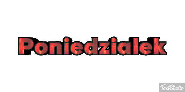 Poniedziałek Effetto testo