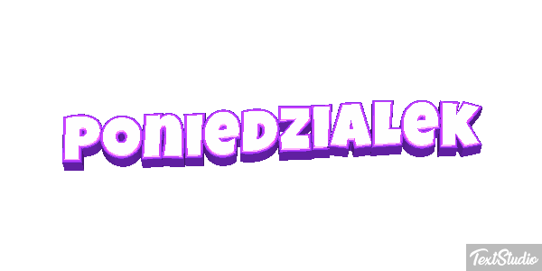 Poniedziałek Effetto testo