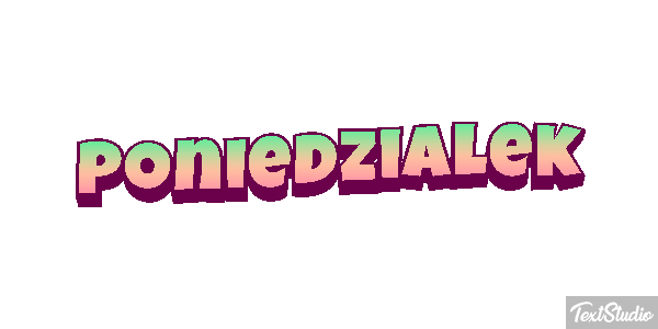 Poniedziałek Effetto testo