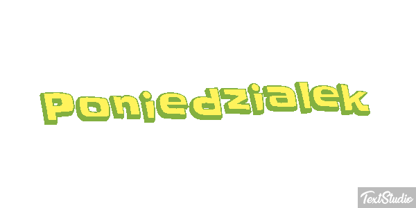 Poniedziałek Effetto testo
