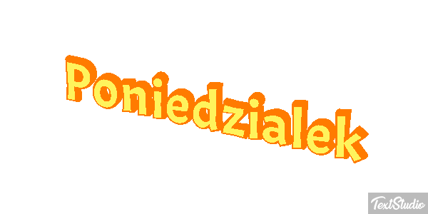 Poniedziałek Effetto testo