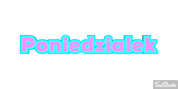 Poniedziałek Effetto testo