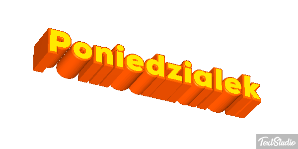 Poniedziałek Effetto testo