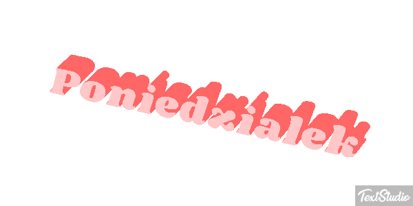 Poniedziałek Effetto testo