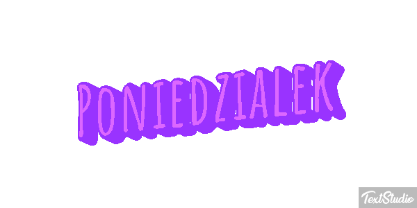 Poniedziałek Effetto testo