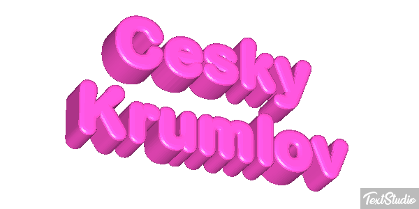 Český Krumlov Effet de texte
