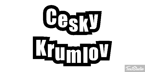 Český Krumlov Effet de texte