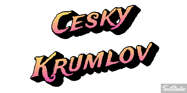 Český Krumlov Effet de texte