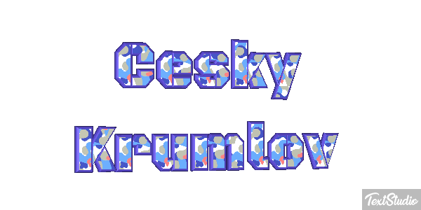 Český Krumlov Effet de texte