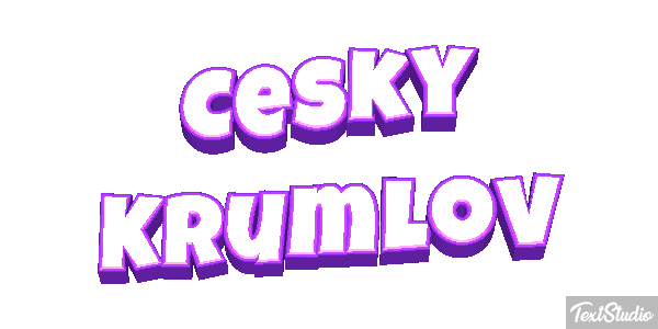 Český Krumlov Effet de texte