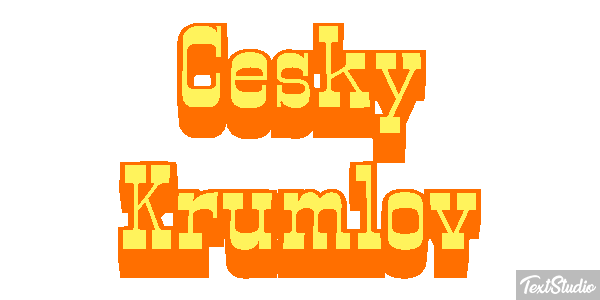 Český Krumlov Effet de texte